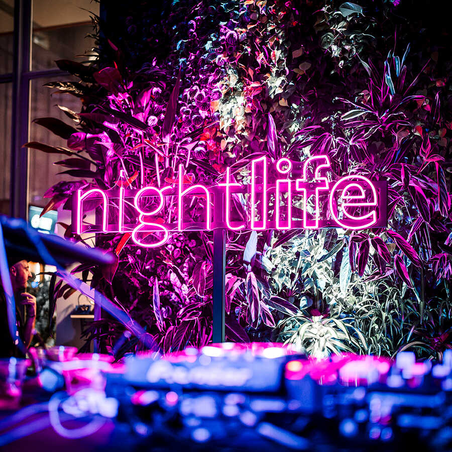 NightLife neon sign