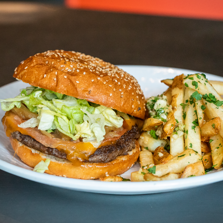 Cheeseburger and Fries
