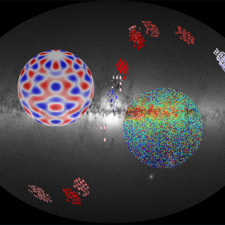 Artist rendering of stellar sound waves